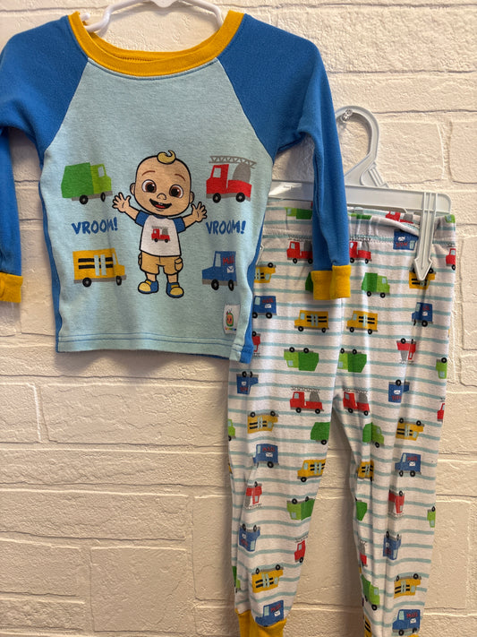 2t Blue CoComelon Long Sleeve Pajama