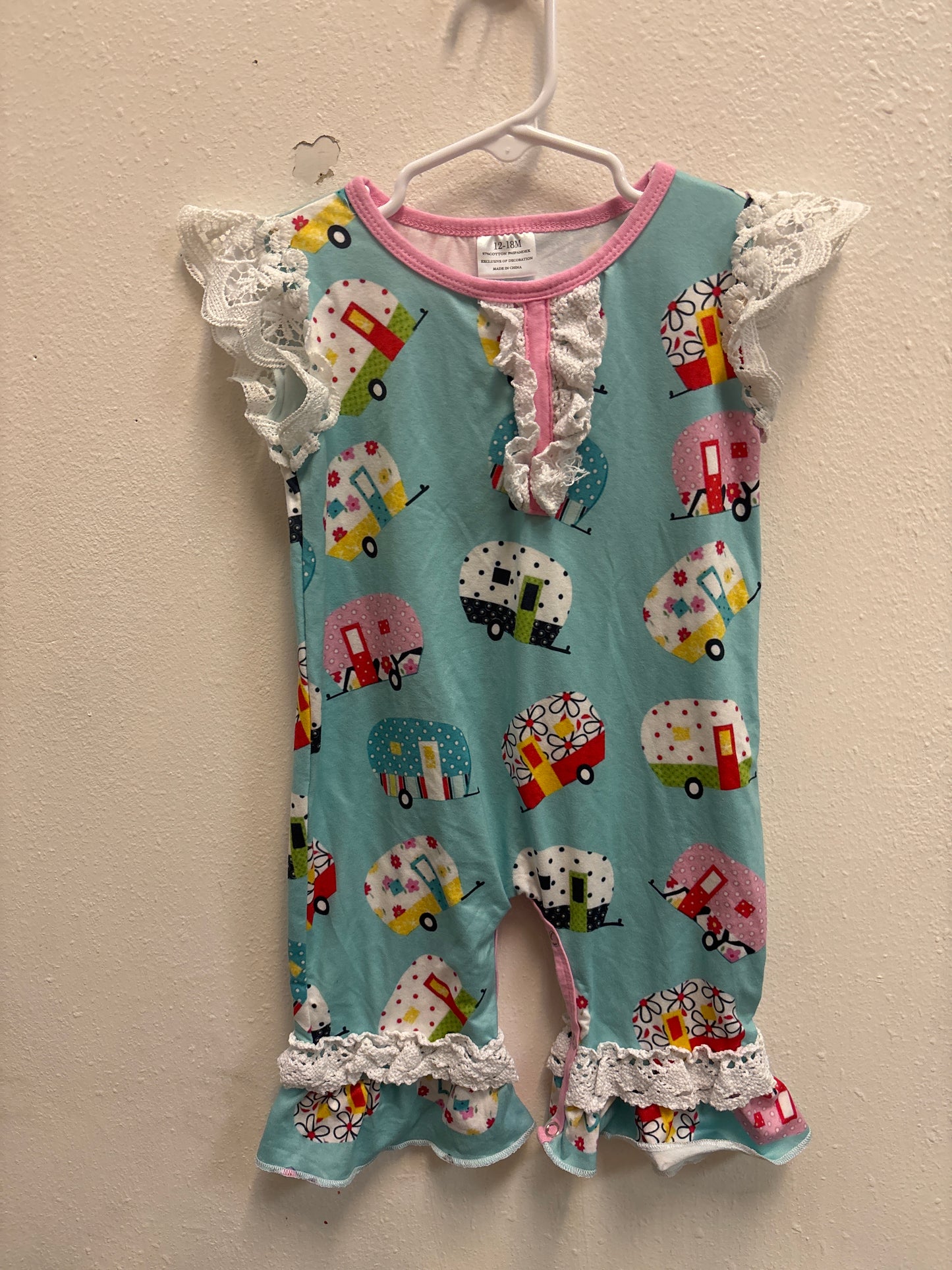 12-18m Camper Romper