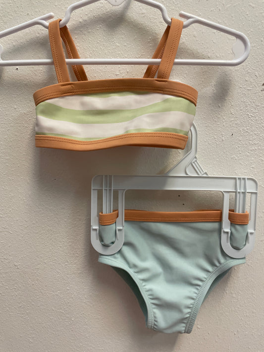 6m Little Co Stripe Swim Set