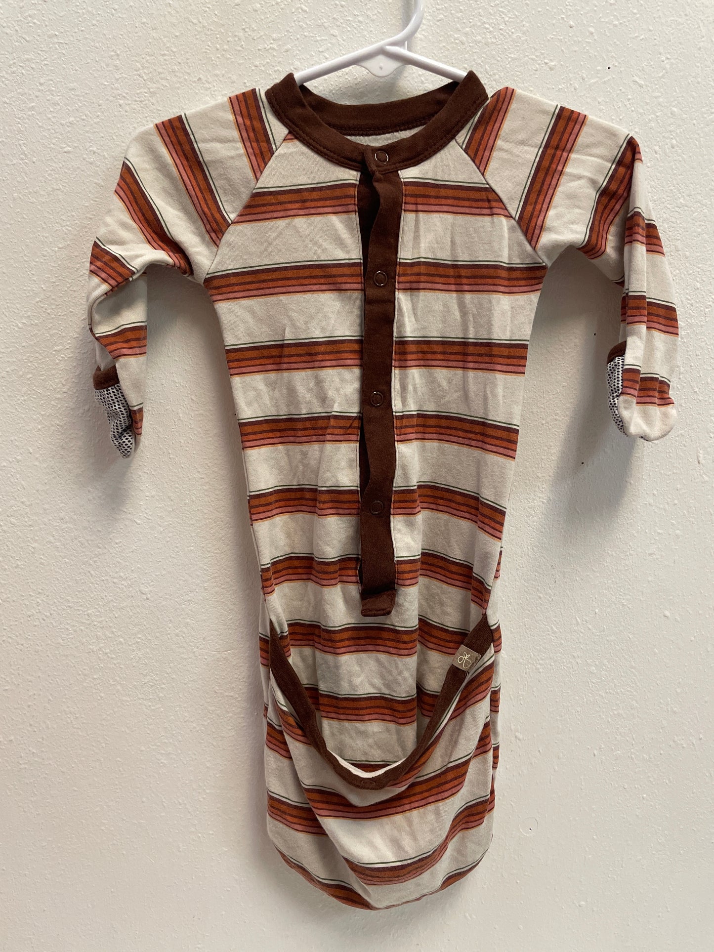 0/3m Goumi Kids Stripe Convertible Sleep Sack