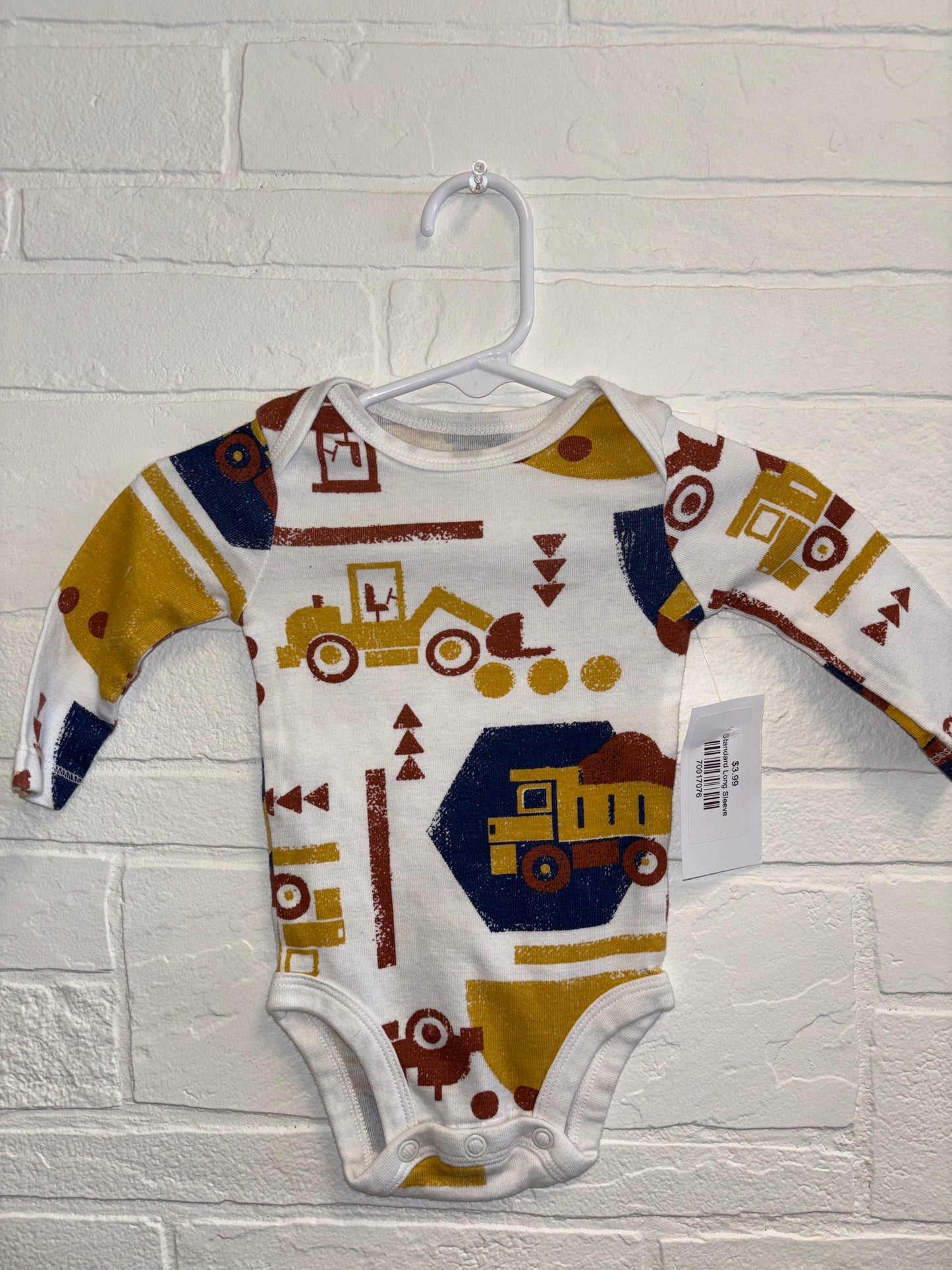 3m White Construction Long Sleeve Onesie