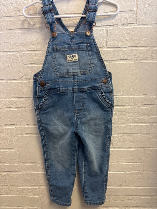 2T Osh Kosh Denim Overalls