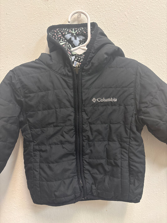 12-18m Columbia Reversible Black Coat