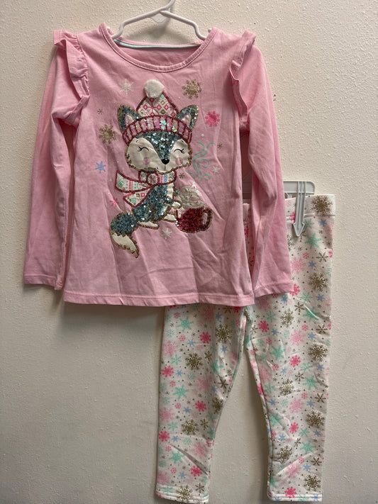 4 Cynthia Rowley Winter Sparkle Fox Set