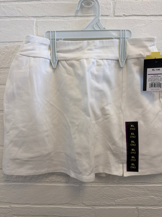 XL(14) NEW White Skort