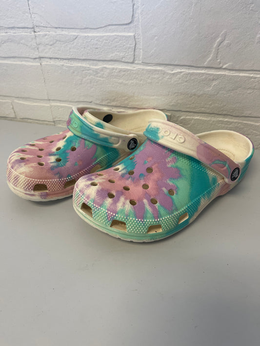 4 Croc Pastel Tie dye