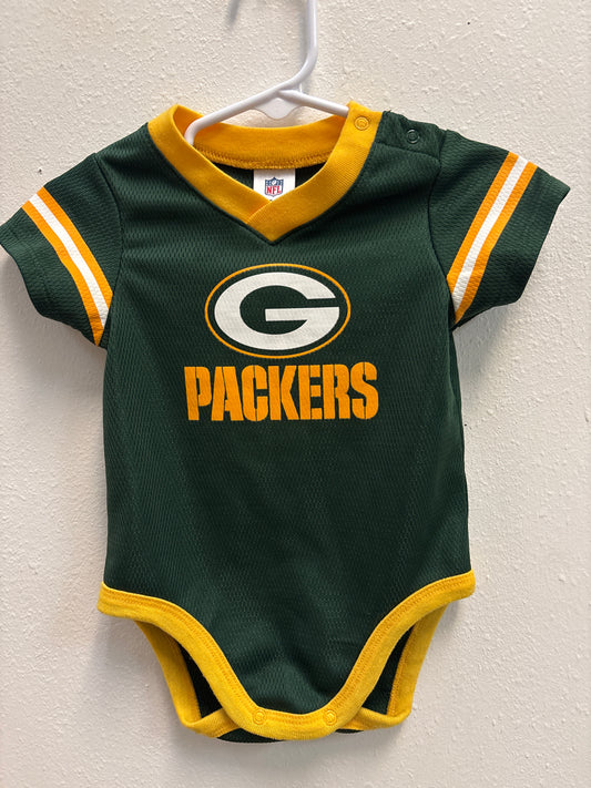 3-6m Green Bay Packers Romper