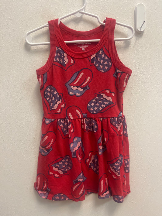 4/5 Rolling Stones RWB Dress