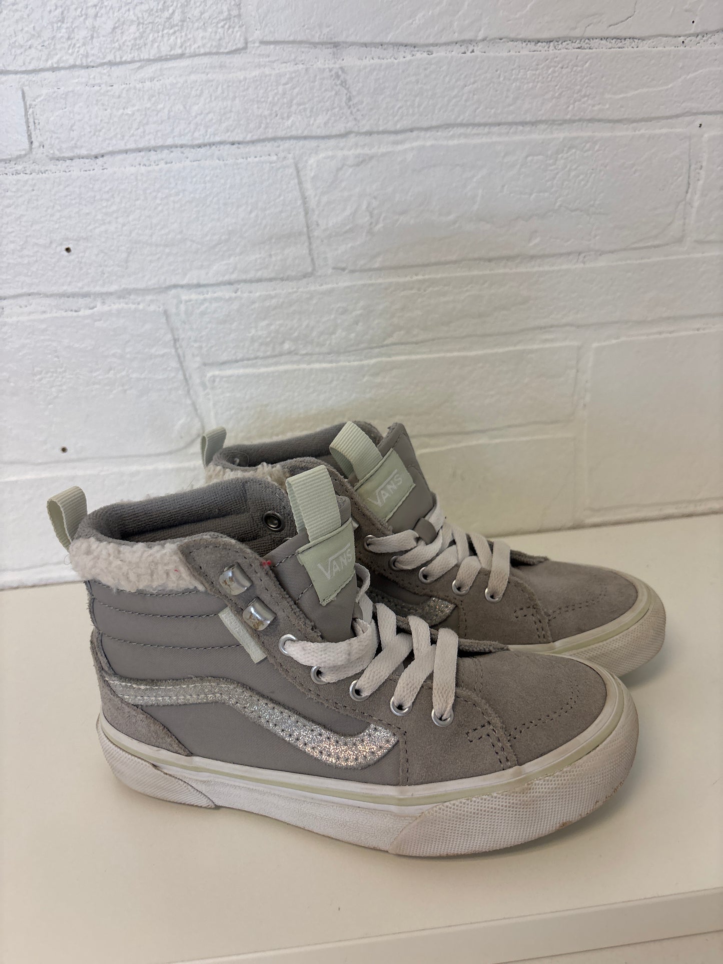 Size 13 Silver Vans