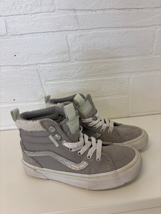 Size 13 Silver Vans