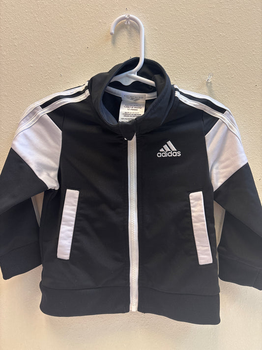 12m Black White Adidas Jacket