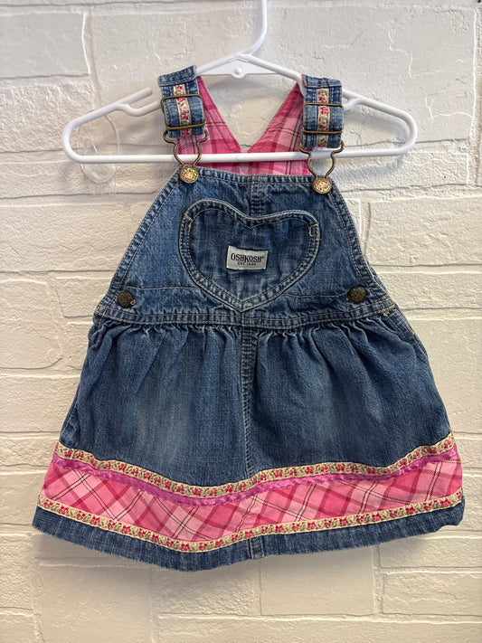 12m Vintage Osh Kosh Overall Dress