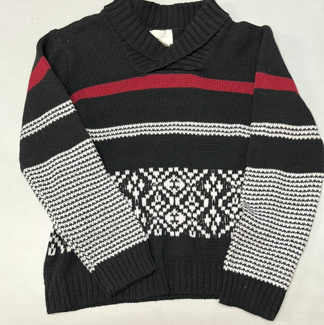 6 Black and White Sweater