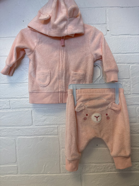 3m Pink Lamb Jacket & Pant Set
