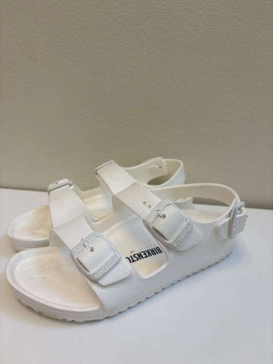 Size 32 (US 1-1.5) White Birkenstock Sandals