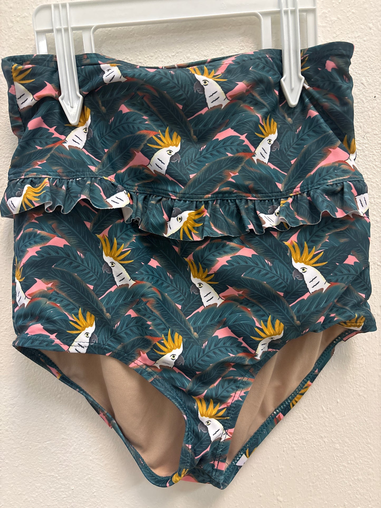 10-11 Kortni Jeane Tropical Bird Swim Bottoms