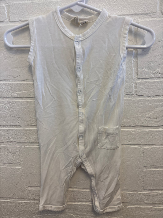 0-3m Kyte Bamboo White Romper