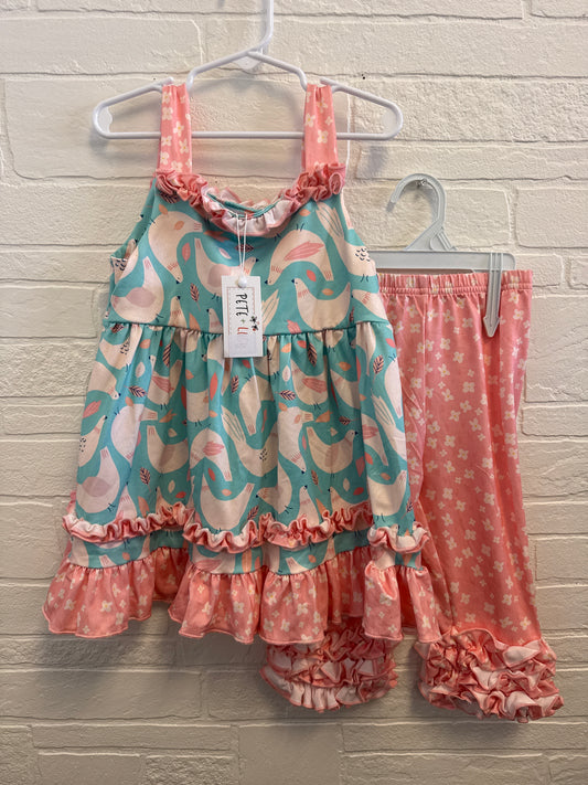 5 NEW Pete & Lucy Dove Ruffle set