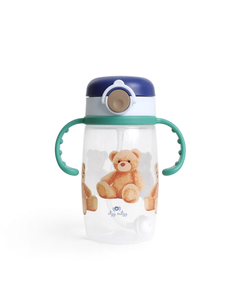 Itzy Ritzy Itzy Sips Straw Cup Teddy Bear