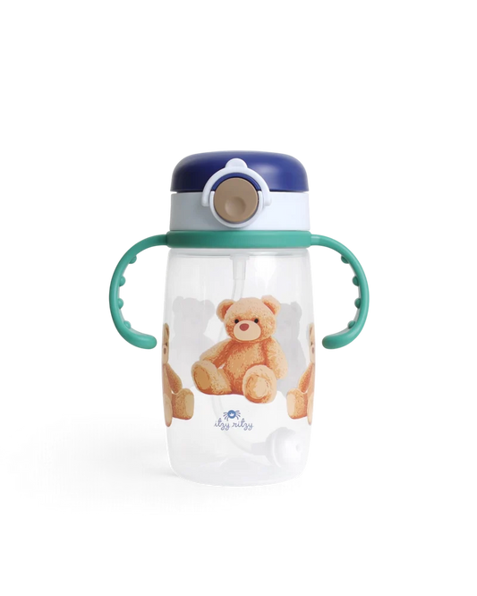 Itzy Ritzy Itzy Sips Straw Cup Teddy Bear