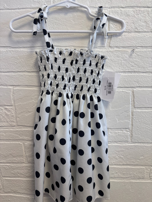 18-24m PatPat White Dress w Black PockaDot