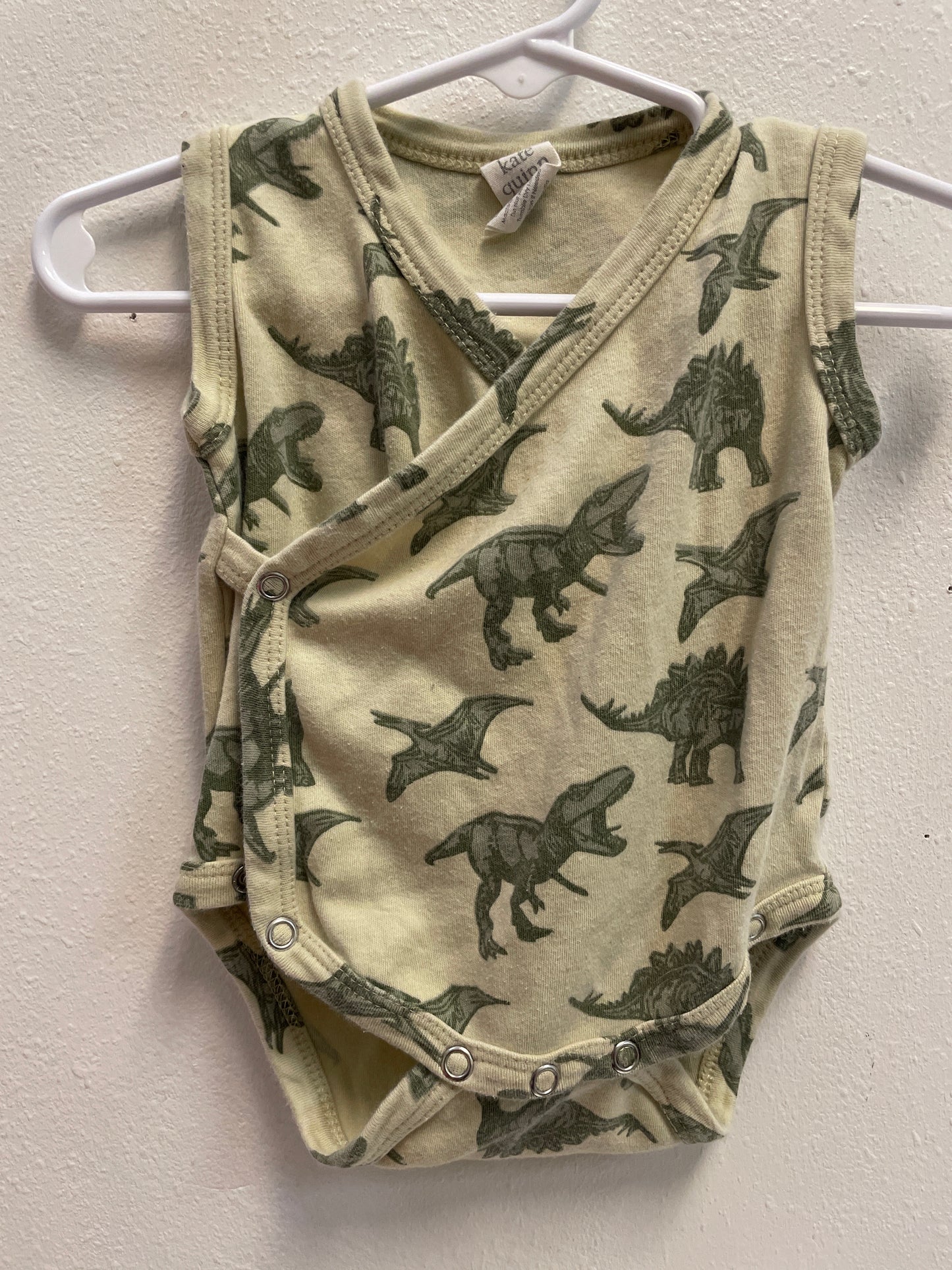3/6m Kate Quinn Dino Wrap Onesie