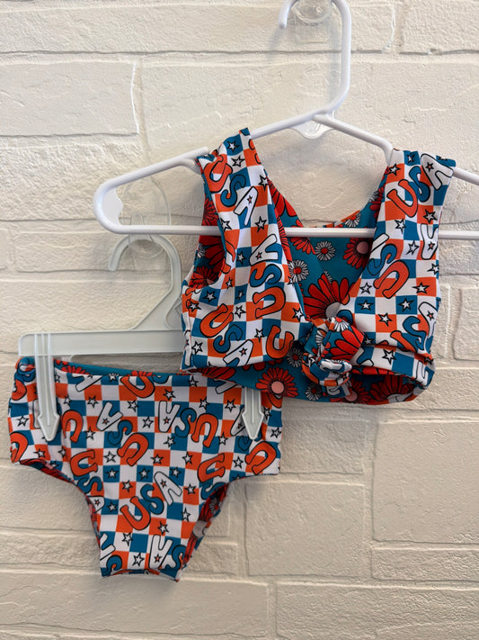 12-18m USA Reversible Swimsuit 2-Piece