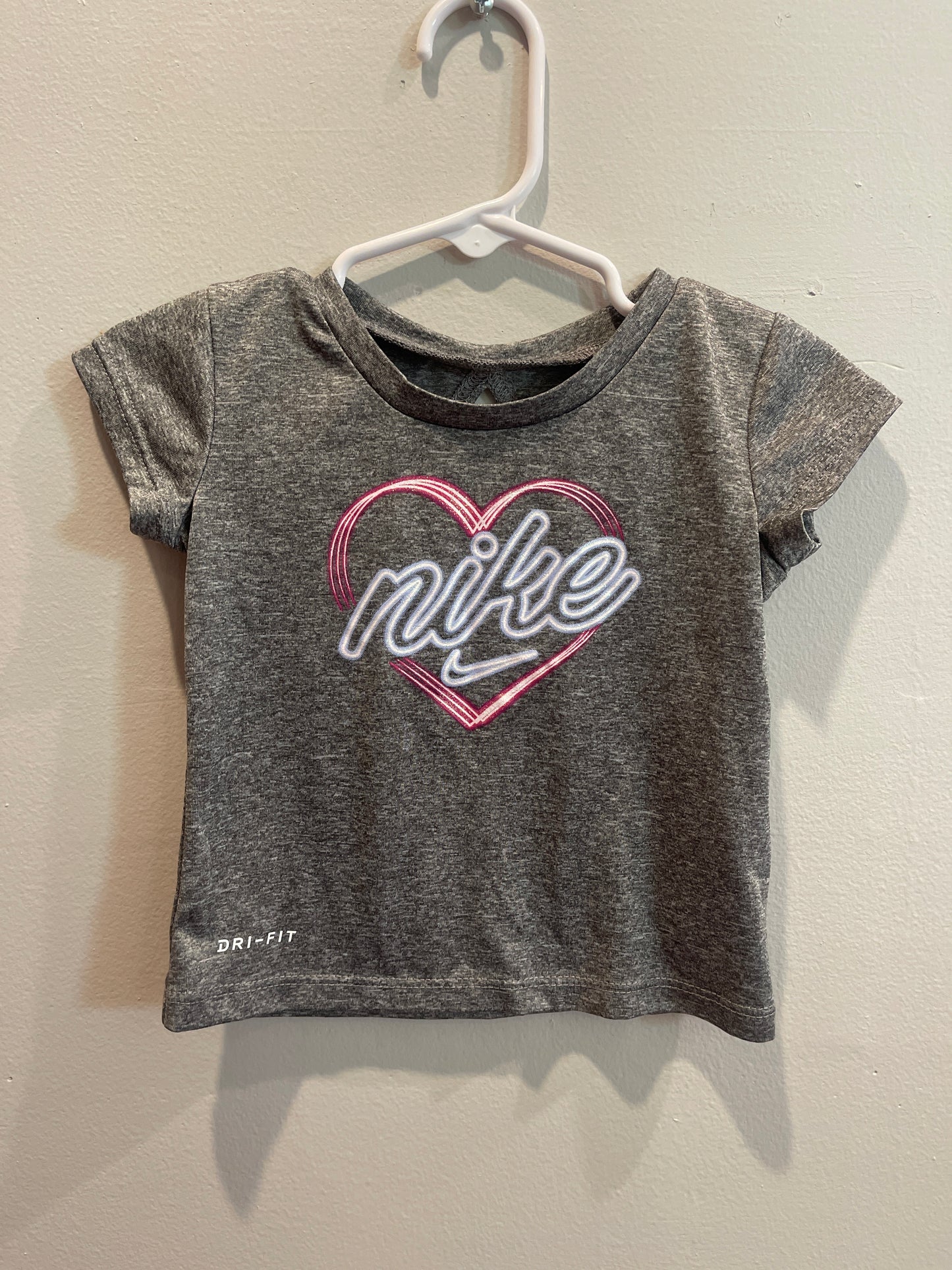 18m Nike Gray + Heart Dri Fit