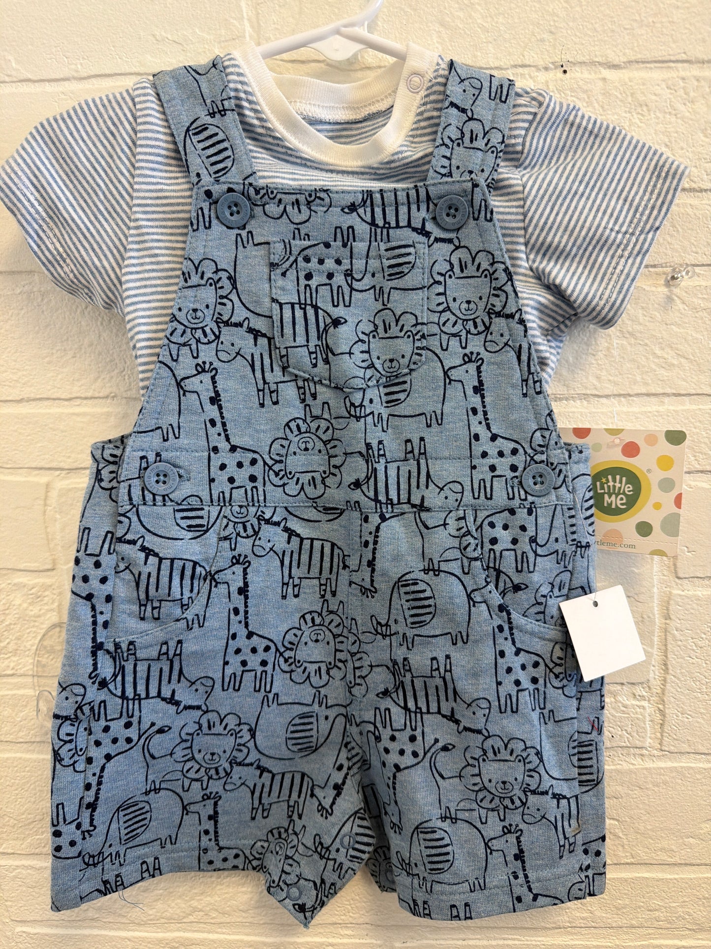9m NEW Blue Safari Animal Shortalls