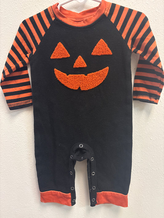 12m Jack O Lantern Romper