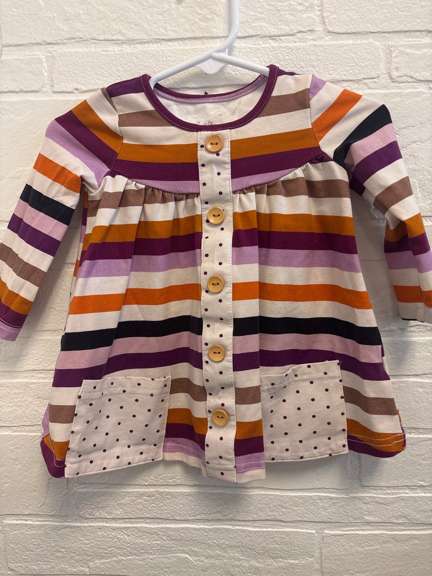 12m Sweet Honey Striped Dress