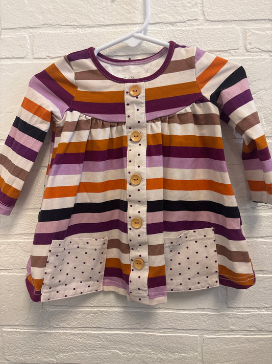 12m Sweet Honey Striped Dress