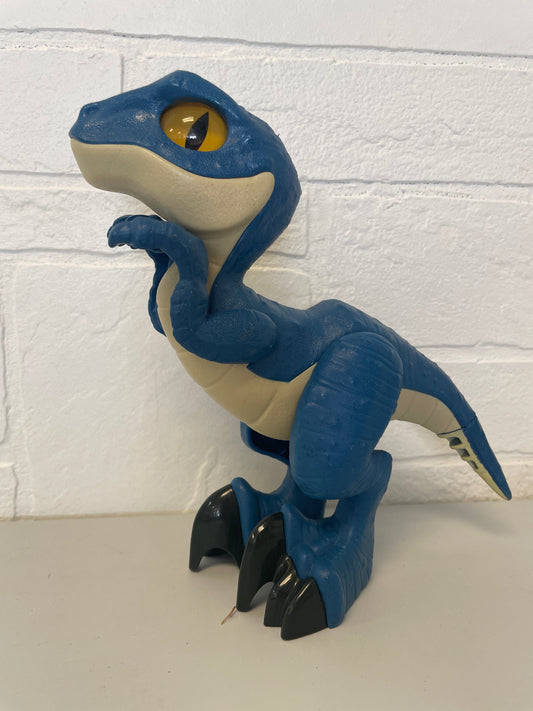 Fisher-Price Imaginext Jurassic World blue Raptor XL