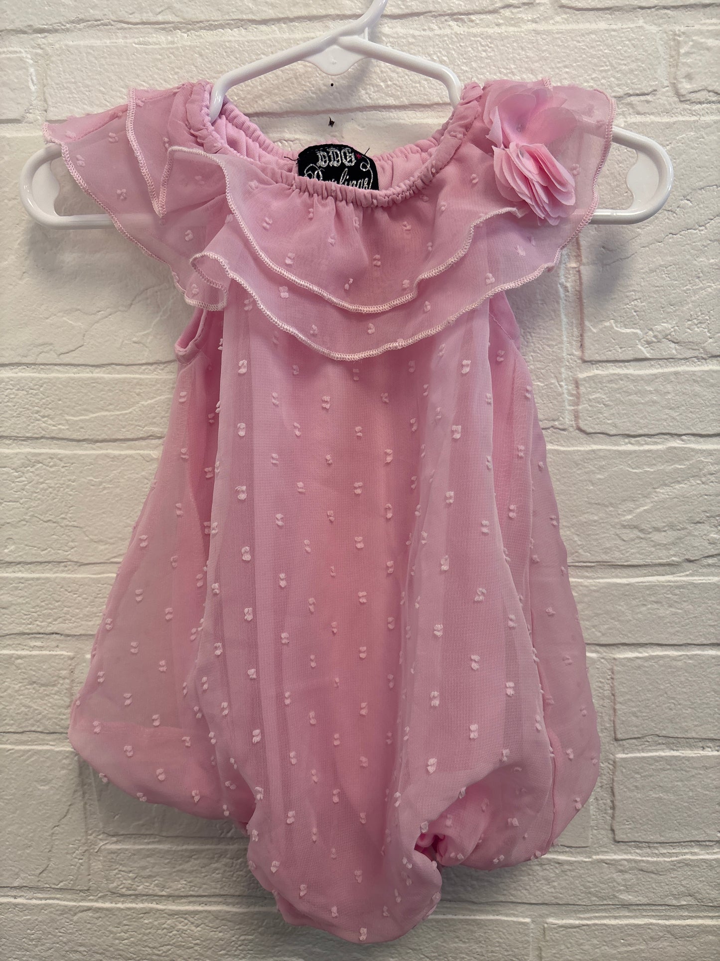6-9m Pink Bubble Romper