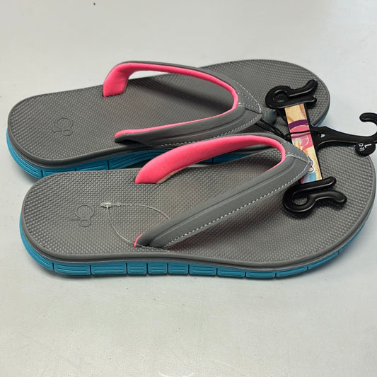 Size 2-3 New Pink Gray OP Flip Flops