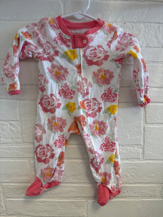 NB Burt’s Bees Pink Floral Sleeper