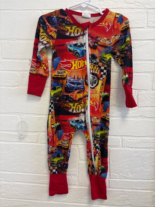 6-12m Hot Wheels Bamboo Pajamas