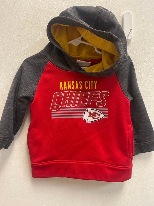 2t Kansas City Chiefs Red + Gray Hoodie