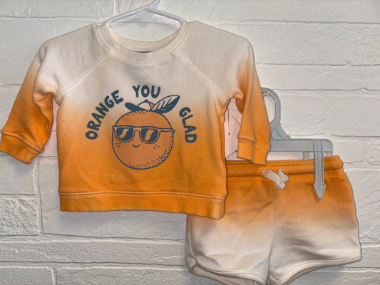 0-3m “Orange You Glad” Set