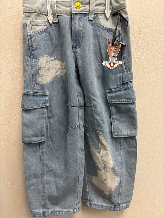 6 New Loony Tunes Barrel Jeans