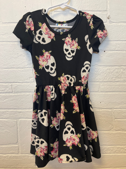 2t Dot Dot Smile Skull Roses Dress