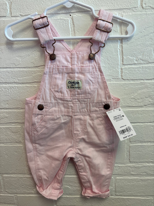 3m New Pink Osh Kosh Overalls