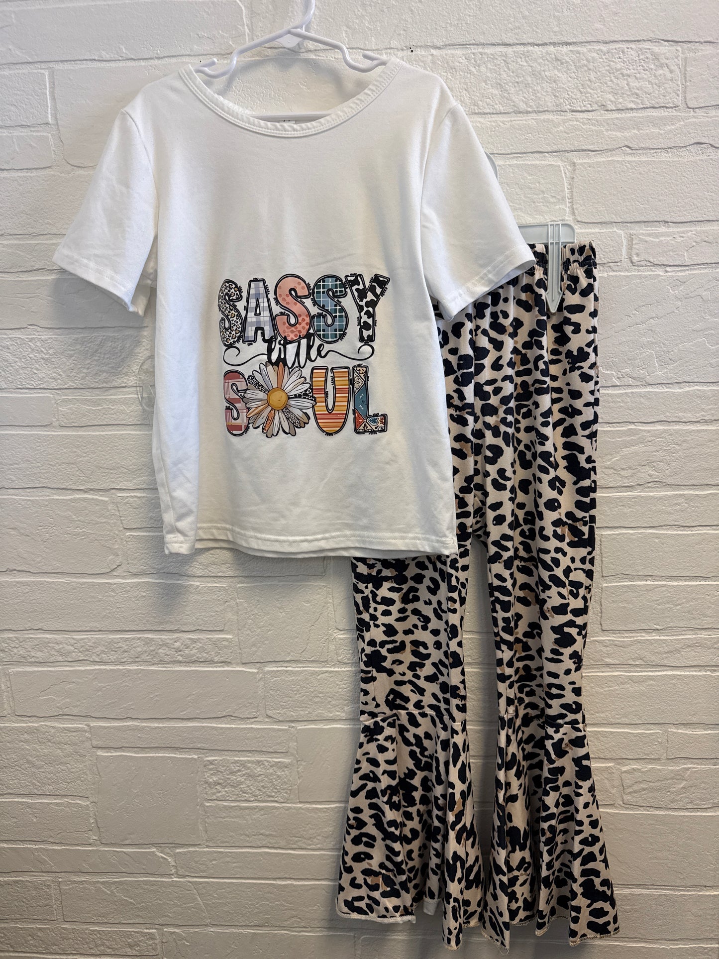 7 Sassy Soul Leopard Flares Set