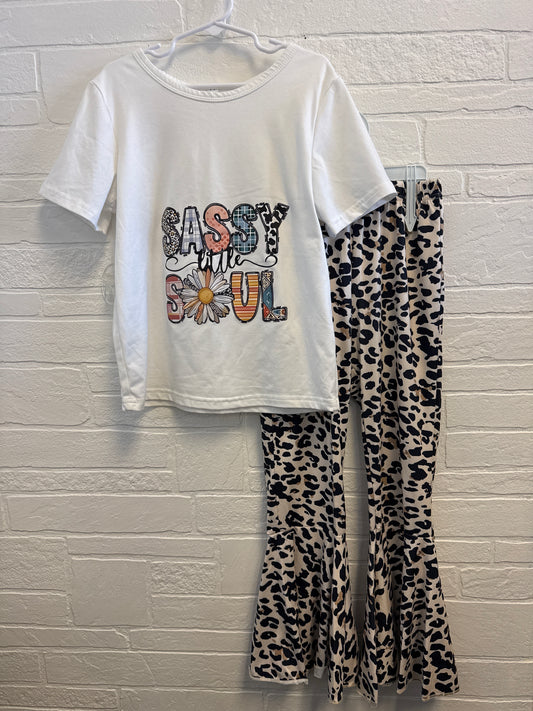 7 Sassy Soul Leopard Flares Set