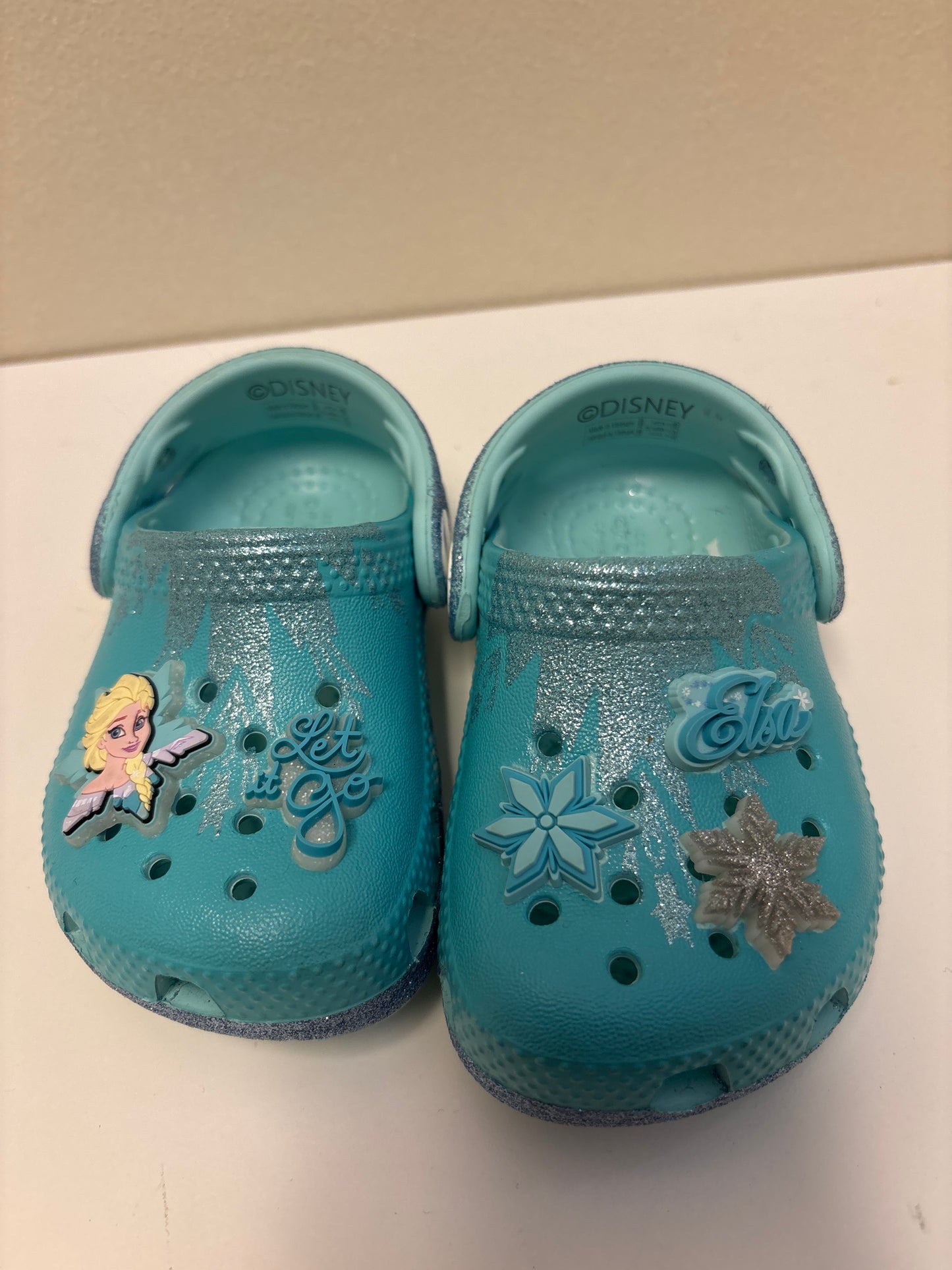 Size 4 Infant Frozen Crocs