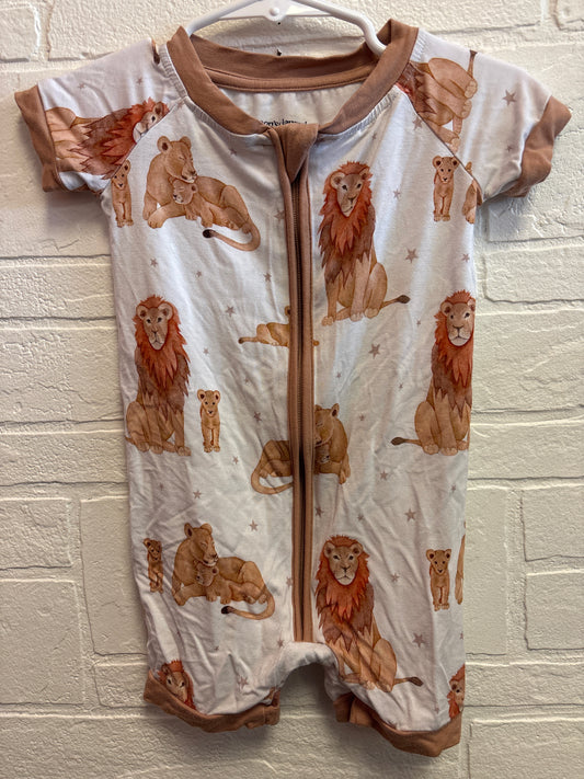 6-12m Bamboo Lions Pajamas