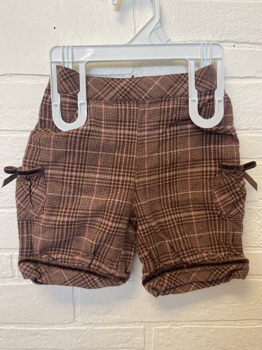 12/18m Gymboree Brown Plaid Short