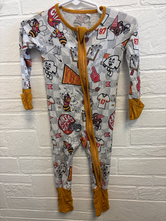 6-12m Kansas City Chiefs Bamboo Sleeper