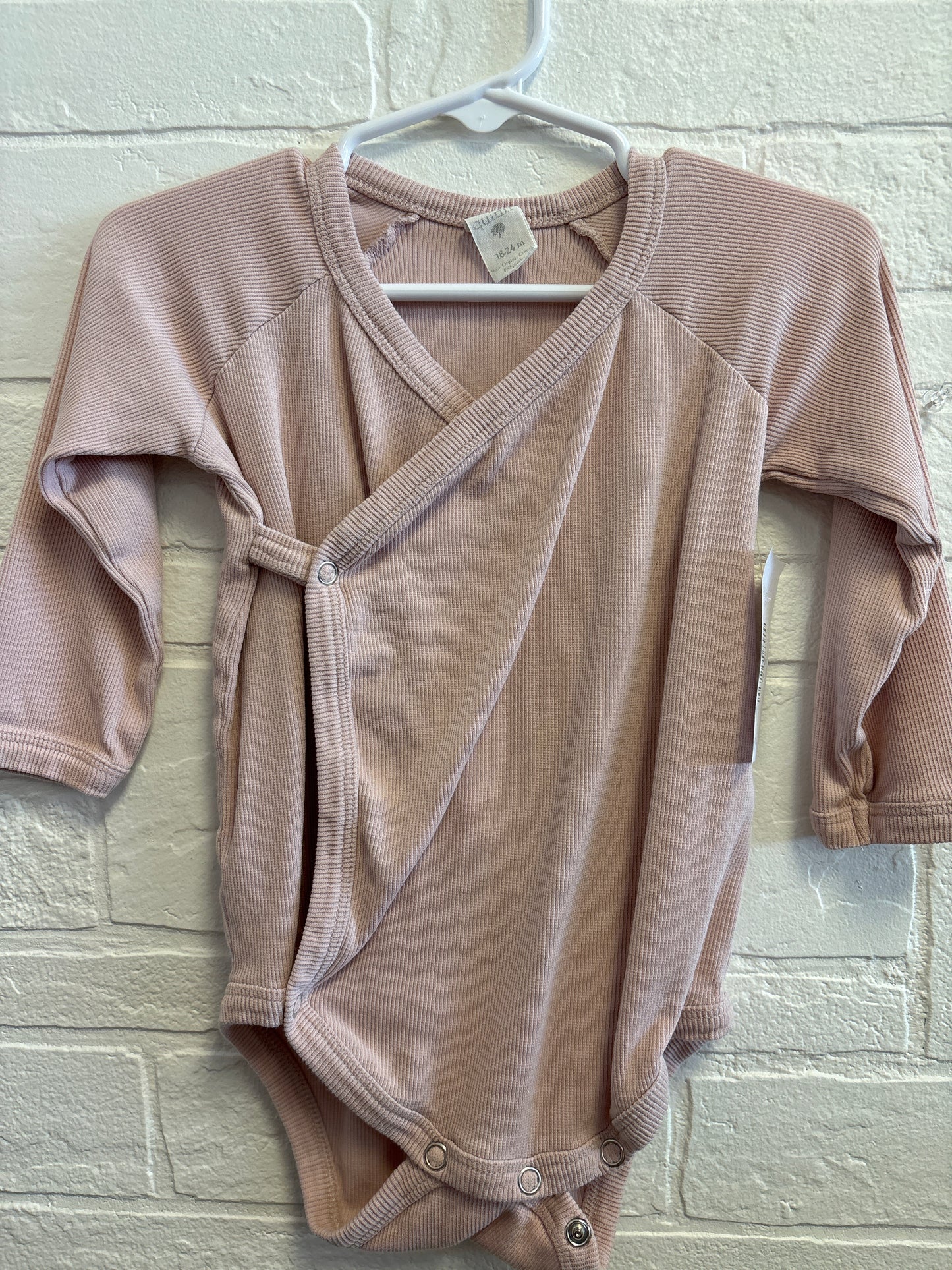 18-24m Kate Quinn Light Pink Long Sleeve Romper