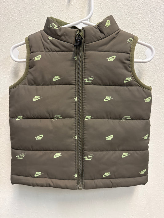 12m Nike Green Puffer Vest